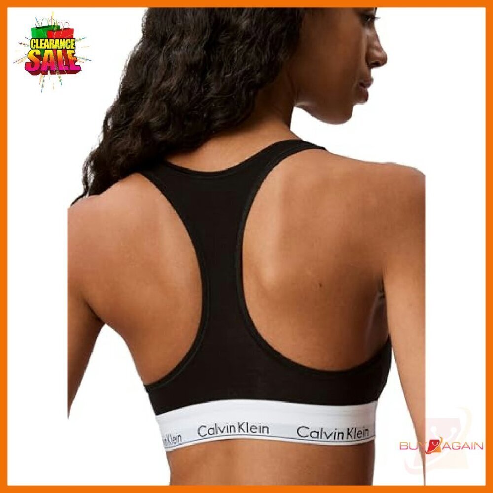 Wireless Cotton Bralette - Unlined Everyday Comfort - Pullover Raceback - Picture 6 of 7